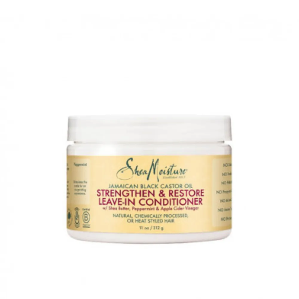 Shea Moisture Jamaican Black Castor Oil Strengthen and Restore Leave-in Conditioner 312g Shea Moisture Jamaican Black Castor Oil Strengthen and Restore Leave-in Conditioner 312g